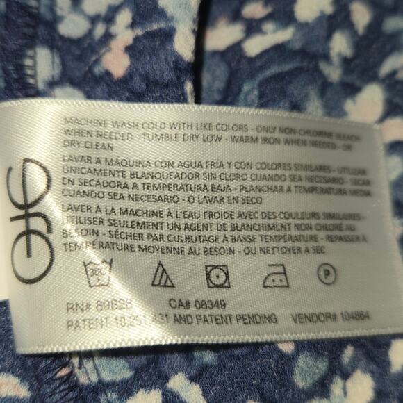 Jessica Simpson Womens Large Top Ditsy Floral Lightweight Flowy Cottagecore - Picture 11 of 11